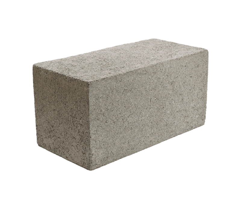 block, liso, macizo, de, concreto, 20x20x40