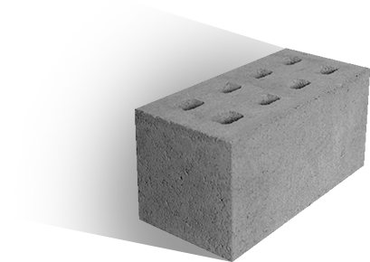 block, multiperforado, bh8, 20x20x40