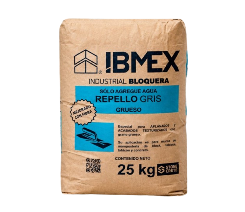 repello, grueso, gris, 25kg