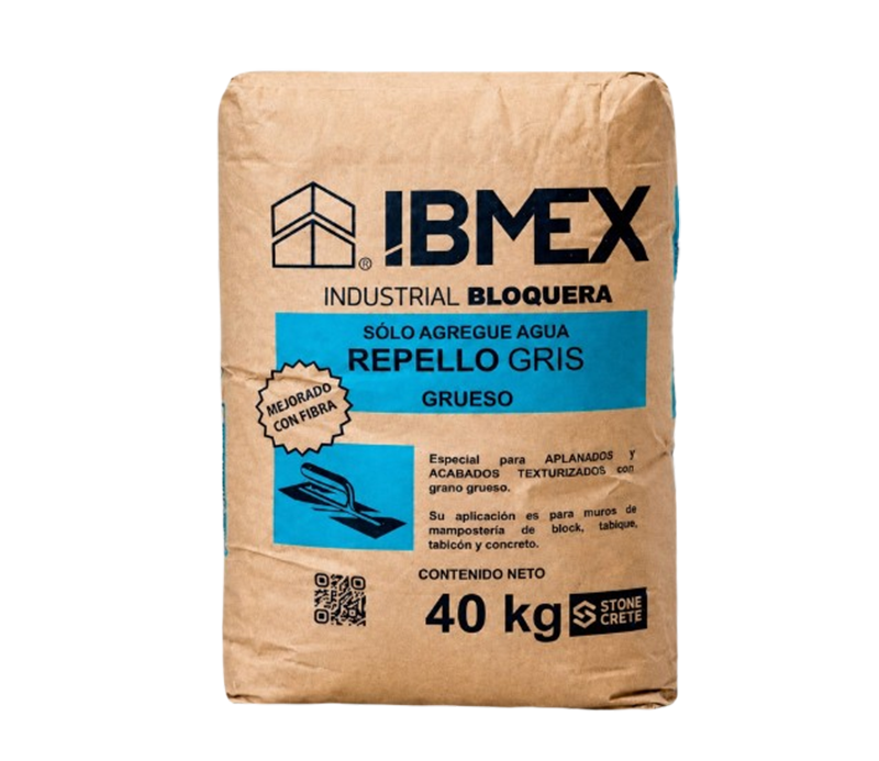 repello, grueso, gris, 25kg