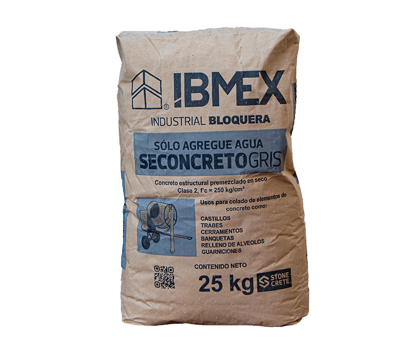 seconcreto, gris, 250, 25kg