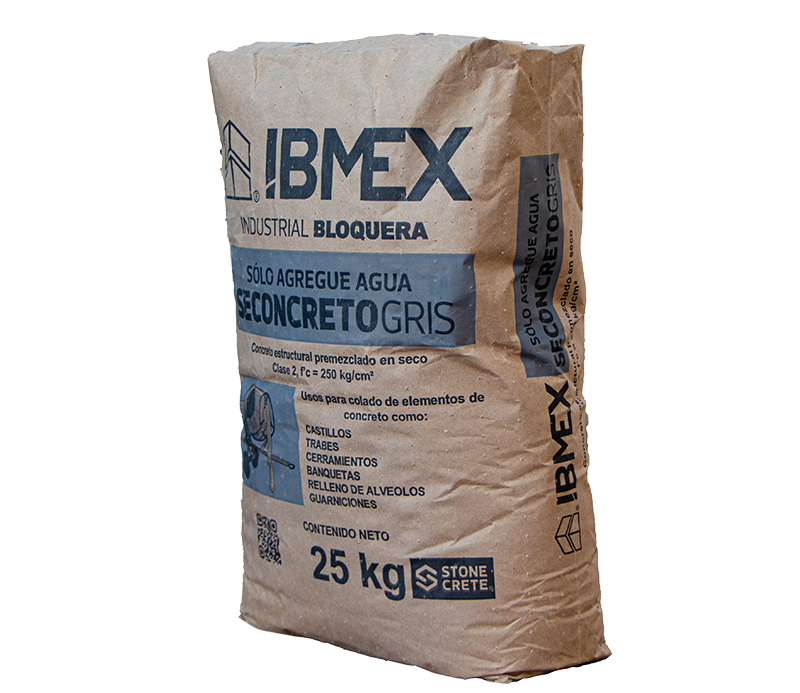seconcreto, gris, 250, 25kg